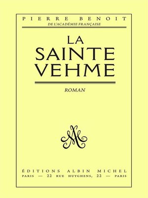 cover image of La Sainte-Vehme